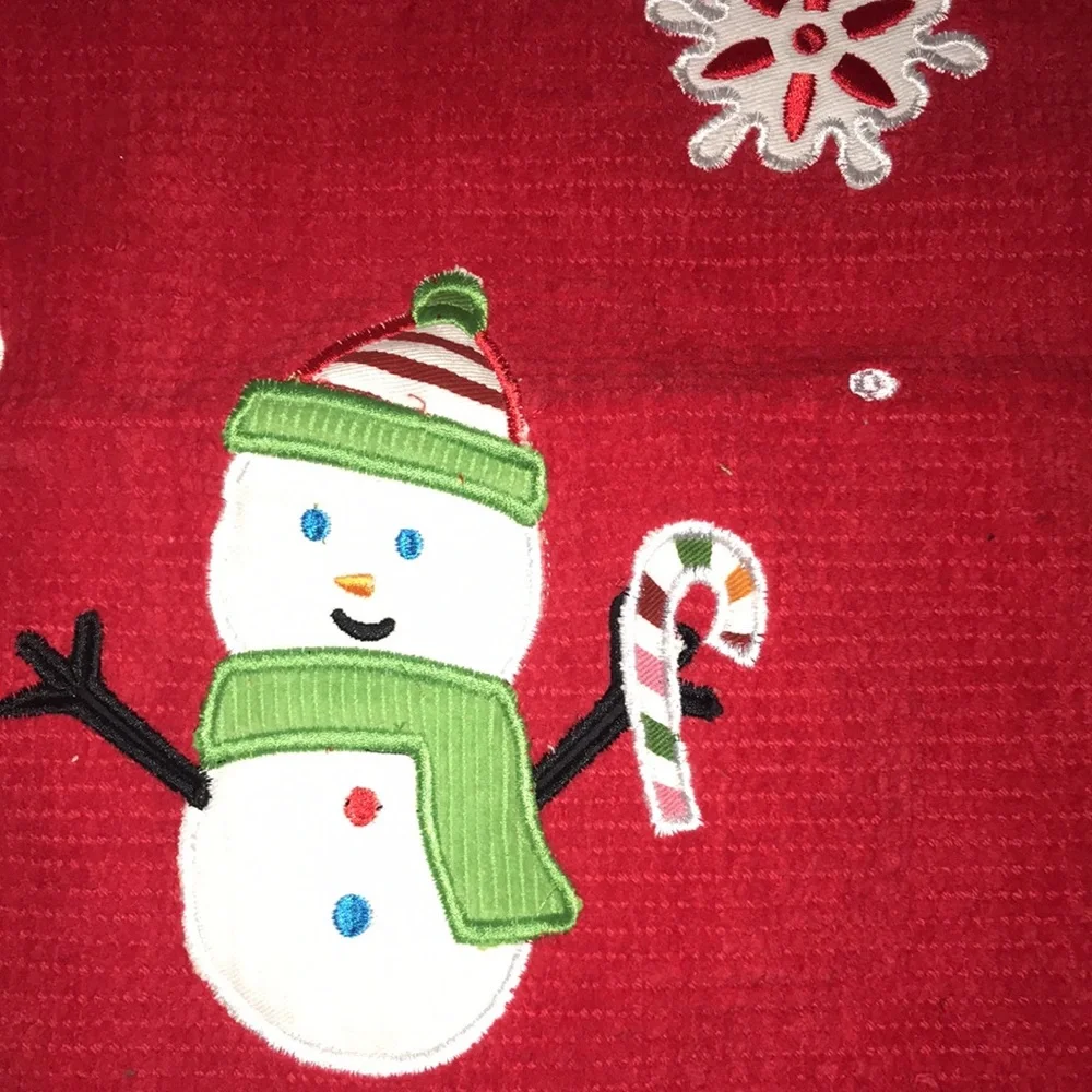 NWT Festive Snowman Holiday Rug